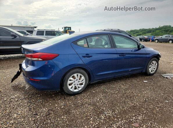 5NPD74LF0HH182902 2017 HYUNDAI ELANTRA Blue Trasero derecho