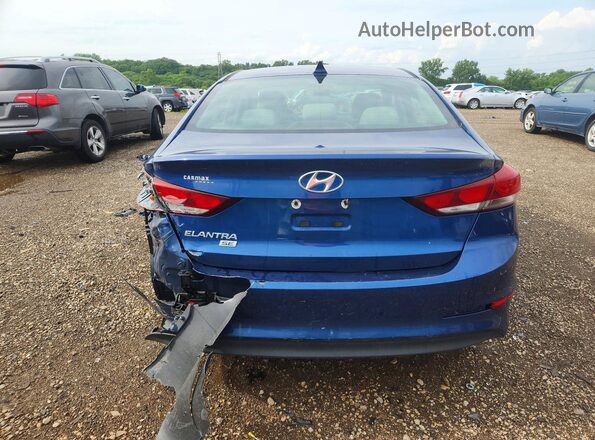 5NPD74LF0HH182902 2017 HYUNDAI ELANTRA Blue Vista trasera