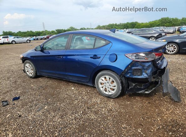 5NPD74LF0HH182902 2017 HYUNDAI ELANTRA Blue Trasero izquierdo