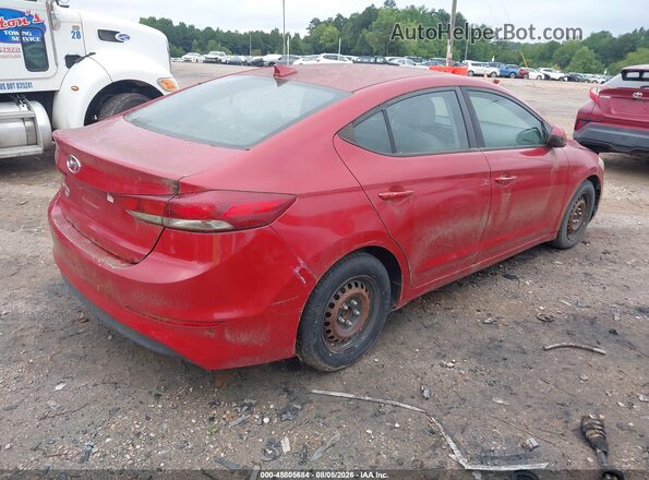 5NPD74LF0HH183144 2017 HYUNDAI ELANTRA Red Rear right