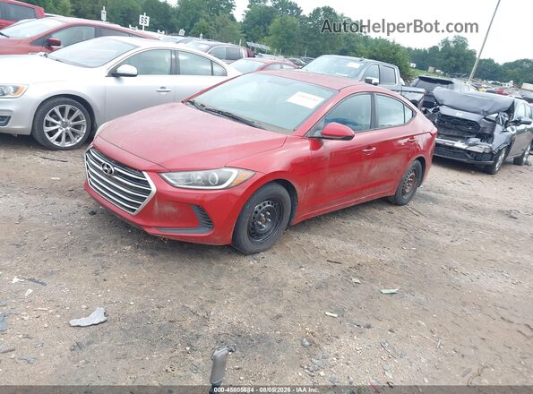 5NPD74LF0HH183144 2017 HYUNDAI ELANTRA Red Front left