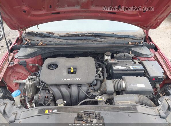 5NPD74LF0HH183144 2017 HYUNDAI ELANTRA Red Rear view