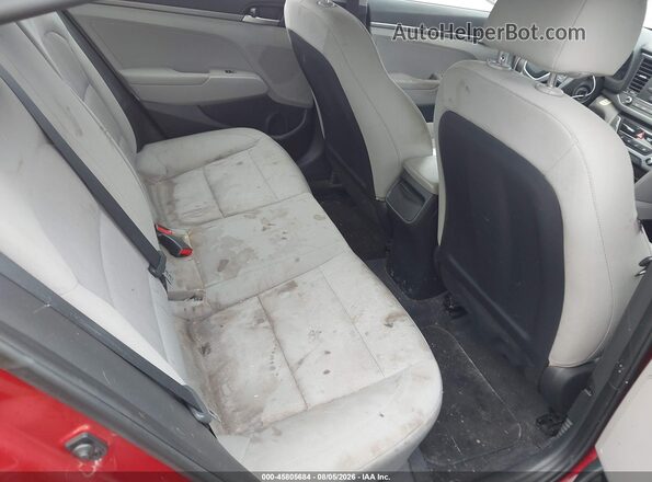 5NPD74LF0HH183144 2017 HYUNDAI ELANTRA Red VIN sticker view