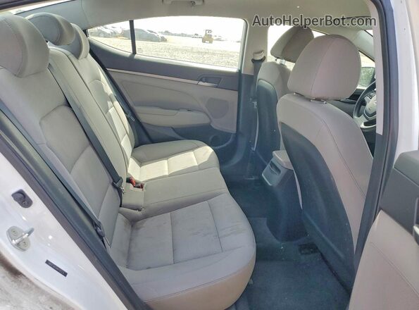 5NPD74LF0HH205224 2017 HYUNDAI ELANTRA White Вид задніх сидінь