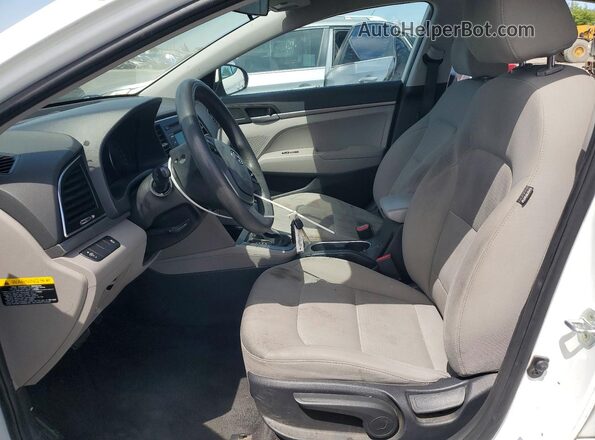 5NPD74LF0HH205224 2017 HYUNDAI ELANTRA White Вид салону спереду