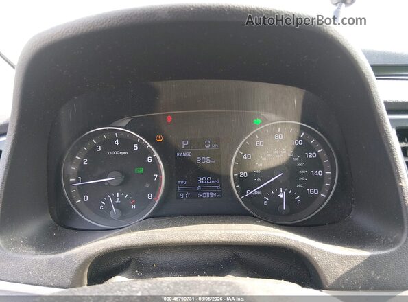 5NPD74LF0HH208754 2017 HYUNDAI ELANTRA Blue Հետևի նստատեղերի տեսք