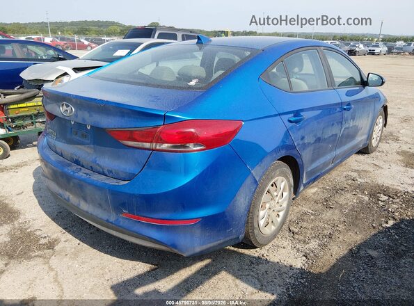 5NPD74LF0HH208754 2017 HYUNDAI ELANTRA Blue Հետևի աջ