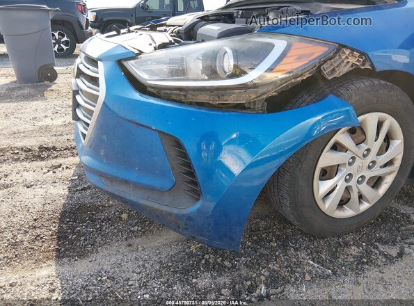 5NPD74LF0HH208754 2017 HYUNDAI ELANTRA Blue Դիմացի տեսք