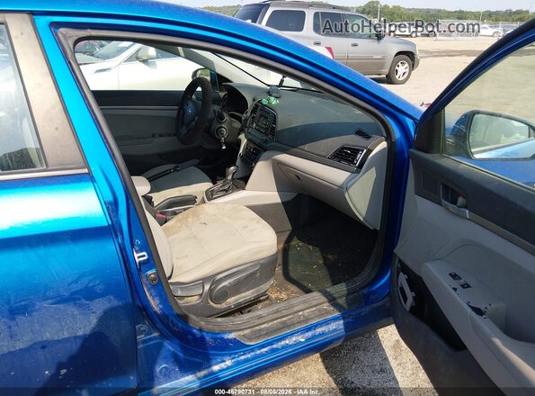 5NPD74LF0HH208754 2017 HYUNDAI ELANTRA Blue Սալոնի դիմացի տեսք