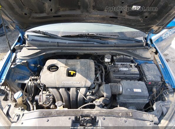 5NPD74LF0HH208754 2017 HYUNDAI ELANTRA Blue Հետևի տեսք