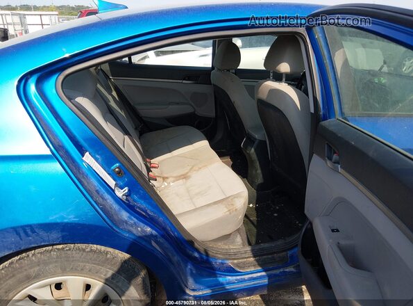 5NPD74LF0HH208754 2017 HYUNDAI ELANTRA Blue VIN կոդի պիտակի տեսք