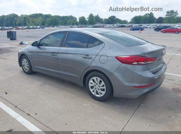 5NPD74LF0JH255420 2018 HYUNDAI ELANTRA Gray Задня ліва чверть