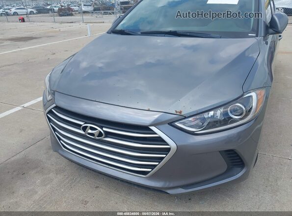 5NPD74LF0JH255420 2018 HYUNDAI ELANTRA Gray Вид спереду