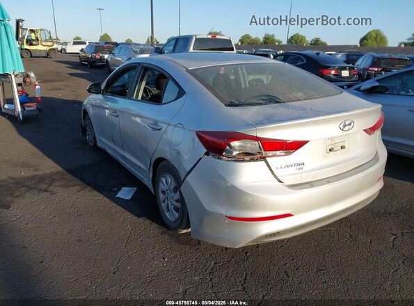 5NPD74LF0JH263372 2018 HYUNDAI ELANTRA Silver Trasero izquierdo