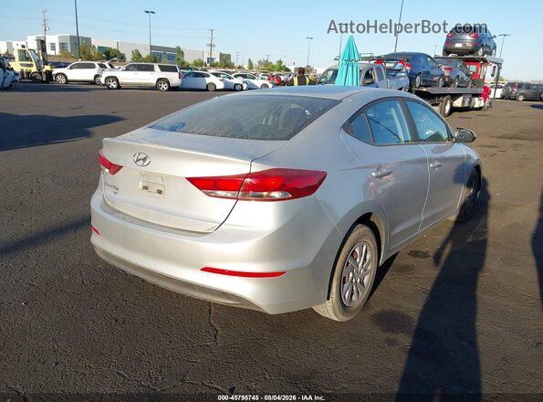5NPD74LF0JH263372 2018 HYUNDAI ELANTRA Silver Trasero derecho