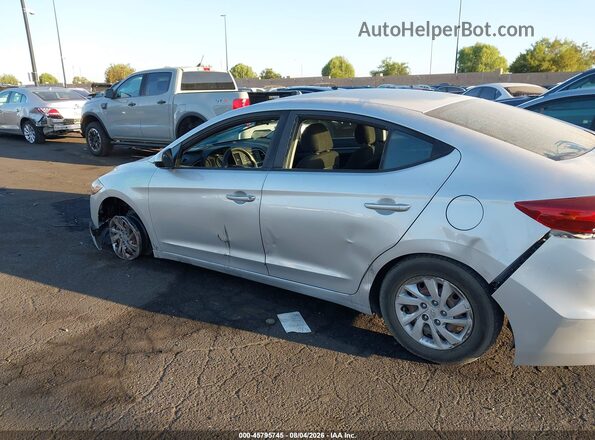 5NPD74LF0JH263372 2018 HYUNDAI ELANTRA Silver Vista frontal