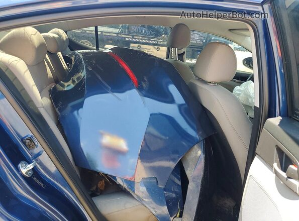 5NPD74LF0JH307046 2018 HYUNDAI ELANTRA Blue Widok tylnych siedzeń