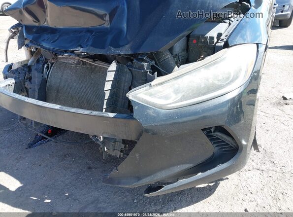 5NPD74LF0JH310660 2018 HYUNDAI ELANTRA Gray წინა ხედი