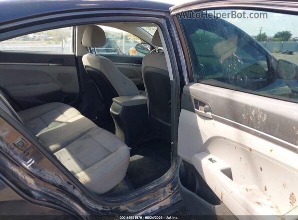 5NPD74LF0JH310660 2018 HYUNDAI ELANTRA Gray VIN კოდის სტიკერის ხედი