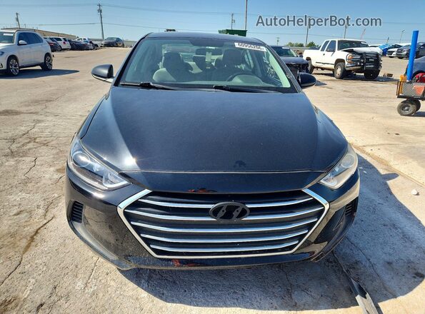 5NPD74LF0JH331685 2018 HYUNDAI ELANTRA Black Vista frontal