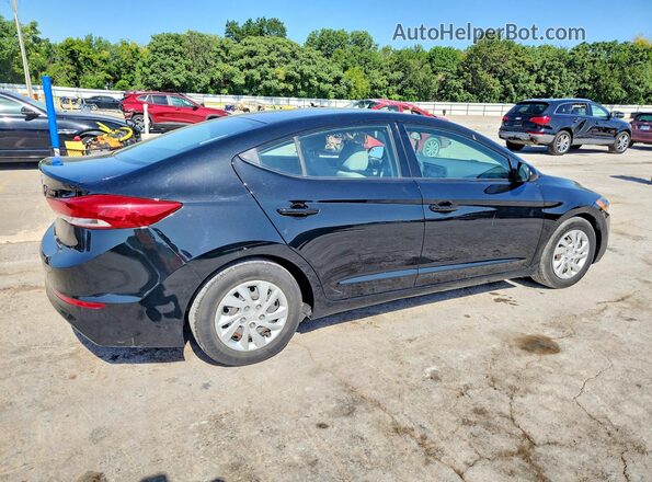 5NPD74LF0JH331685 2018 HYUNDAI ELANTRA Black Trasero derecho