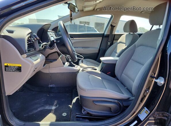 5NPD74LF0JH331685 2018 HYUNDAI ELANTRA Black Vista interior delantera