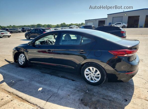 5NPD74LF0JH331685 2018 HYUNDAI ELANTRA Black Trasero izquierdo