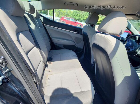 5NPD74LF0JH331685 2018 HYUNDAI ELANTRA Black Vista de los asientos traseros