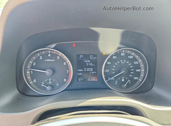 5NPD74LF0JH331685 2018 HYUNDAI ELANTRA Black Vista del cuadro de instrumentos