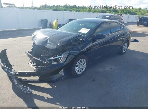 5NPD74LF0KH412235 2019 HYUNDAI ELANTRA Black Przód lewy