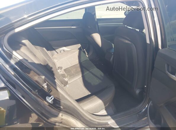 5NPD74LF0KH412235 2019 HYUNDAI ELANTRA Black Widok naklejki z numerem VIN