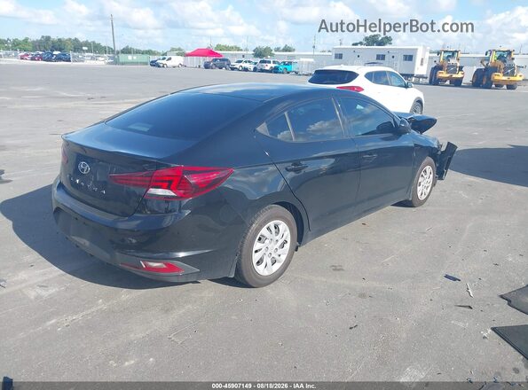 5NPD74LF0KH412235 2019 HYUNDAI ELANTRA Black Tył prawy