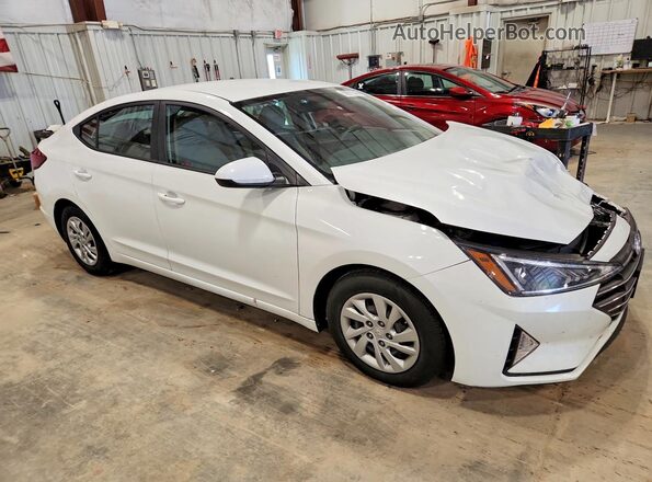 5NPD74LF0KH425812 2019 HYUNDAI ELANTRA Белый Передняя правая четверть