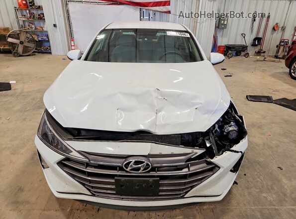 5NPD74LF0KH425812 2019 HYUNDAI ELANTRA Белый Вид спереди