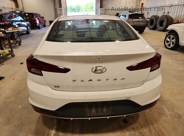 5NPD74LF0KH425812 2019 HYUNDAI ELANTRA Белый Вид сзади