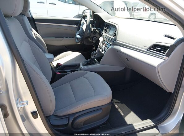 5NPD74LF0KH439435 2019 HYUNDAI ELANTRA White Widok wnętrza z przodu