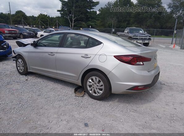 5NPD74LF0KH439841 2019 HYUNDAI ELANTRA Silver უკანა მარცხენა