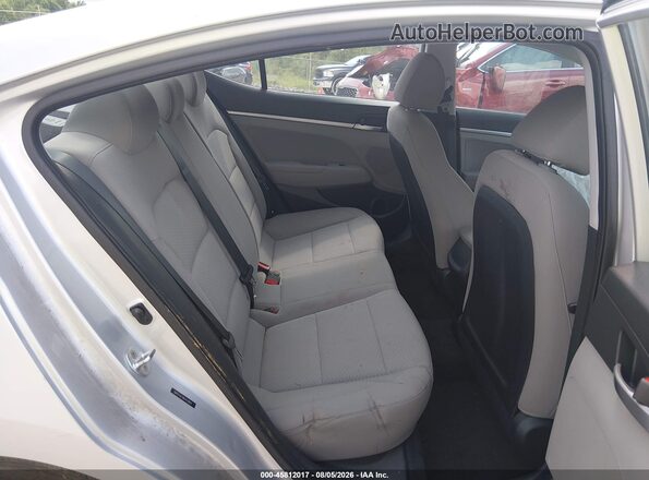 5NPD74LF0KH439841 2019 HYUNDAI ELANTRA Silver VIN კოდის სტიკერის ხედი