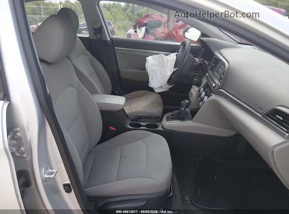 5NPD74LF0KH439841 2019 HYUNDAI ELANTRA Silver წინა სალონის ხედი