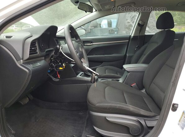 5NPD74LF0KH442402 2019 HYUNDAI ELANTRA White Սալոնի դիմացի տեսք