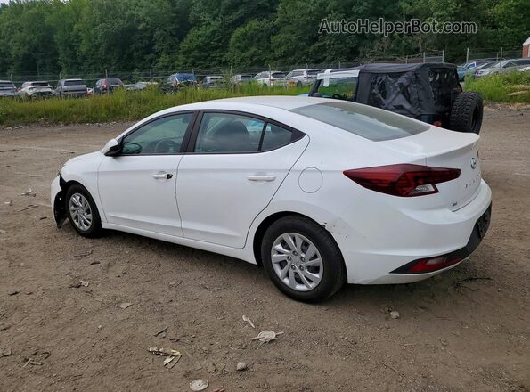 5NPD74LF0KH442402 2019 HYUNDAI ELANTRA White Հետևի ձախ