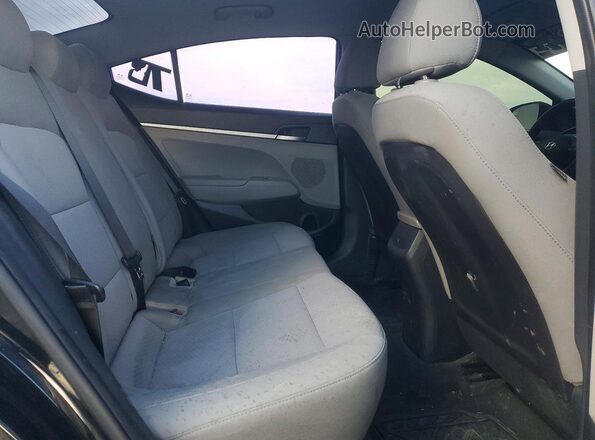 5NPD74LF0KH456509 2019 HYUNDAI ELANTRA Черный Вид задних сидений