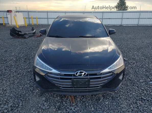 5NPD74LF0KH456509 2019 HYUNDAI ELANTRA Черный Вид спереди