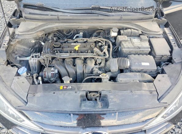 5NPD74LF0KH456509 2019 HYUNDAI ELANTRA Черный Вид задней части салона
