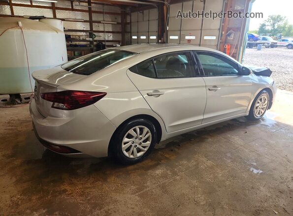 5NPD74LF0KH462343 2019 HYUNDAI ELANTRA Silver Rear right
