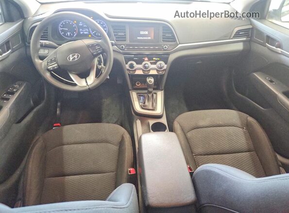5NPD74LF0KH462343 2019 HYUNDAI ELANTRA Silver Dashboard view
