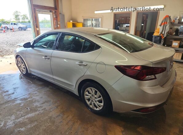 5NPD74LF0KH462343 2019 HYUNDAI ELANTRA Silver Rear left