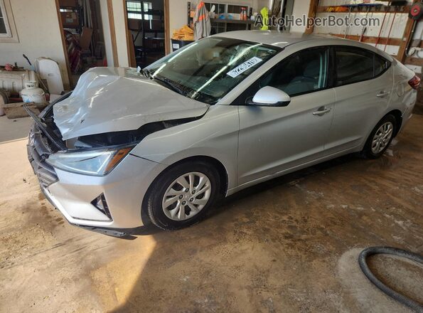 5NPD74LF0KH462343 2019 HYUNDAI ELANTRA Silver 