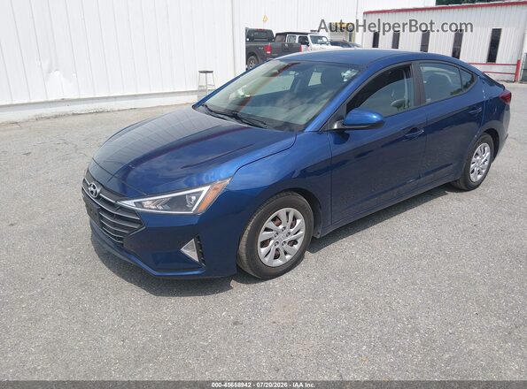 5NPD74LF0KH476890 2019 HYUNDAI ELANTRA Blue Vista tres cuartos delantera izquierda