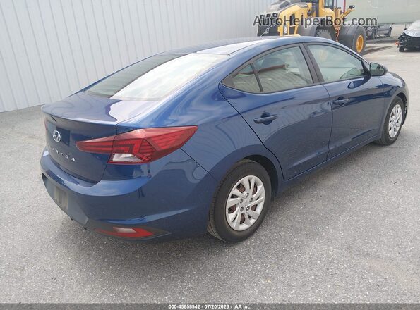 5NPD74LF0KH476890 2019 HYUNDAI ELANTRA Blue Trasero derecho